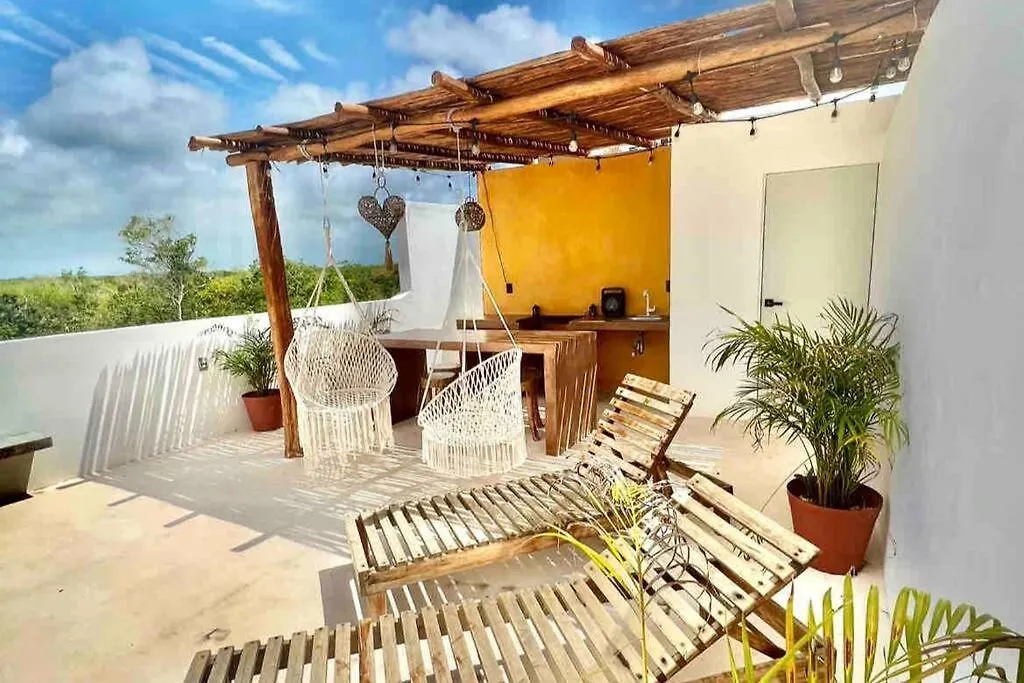 Lush Tulum Rooftop Condo With Ensuite Pool & Wifi